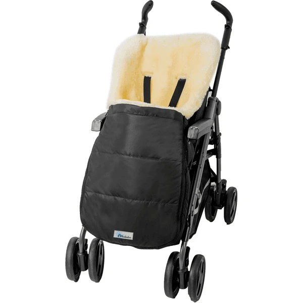 Altabebe Lamsvacht Voetenzak Noordkaap Donkergrijs 4 Altabebe Lamsvacht Voetenzak Noordkaap Donkergrijs - Afbeelding 2