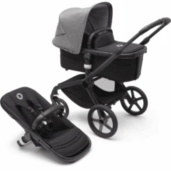 Bugaboo Combi Kinderwagen Fox 5 Startset Black /Grey Melange 9 Bugaboo Combi Kinderwagen Fox 5 Startset Black /Grey Melange -Kinderwagenwinkel bugaboo combi kinderwagen fox 5 startset black grey melange a416738 2