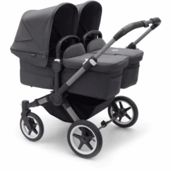 Bugaboo Kinderwagen Donkey 5 Twin Complete Graphite/Stormy Blue