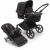 Bugaboo Kinderwagen Fox Cub Met Reiswieg En Zitje Black /. Mid Night Black -Kinderwagenwinkel bugaboo kinderwagen fox cub met reiswieg en zitje black mid night black a410105