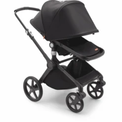 Bugaboo Kinderwagen Fox Cub Met Reiswieg En Zitje Black /. Mid Night Black -Kinderwagenwinkel bugaboo kinderwagen fox cub met reiswieg en zitje black mid night black a410105 2