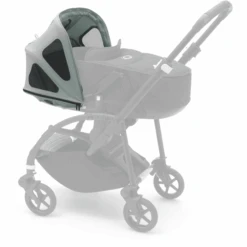 Voorkant -Kinderwagenwinkel bugaboo zonnedak met ventilatie breezy bee pine green a342165 1