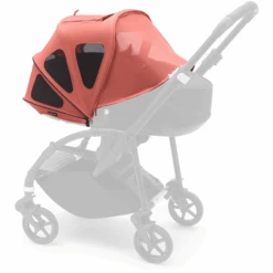 Bugaboo Zonnedak Met Ventilatie Breezy Bee Sunrise Red -Kinderwagenwinkel bugaboo zonnedak met ventilatie breezy bee sunrise red a342170 3