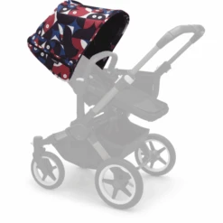 Bugaboo Zonnekap Donkey 5 Rood/Blauw Speciale Editie -Kinderwagenwinkel bugaboo zonnekap donkey 5 rood blauw speciale editie a387542 3