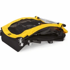 BURLEY Kinderfietskar Bee Double Yellow -Kinderwagenwinkel burley kinderfietskar bee double yellow a312481 4