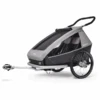 CROOZER Fietskar Kid Keeke 2 Stone Grey -Kinderwagenwinkel croozer fietskar kid keeke 2 stone grey a288749