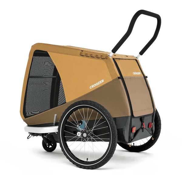 CROOZER Hondenfietskar Dog Mikke Sundown Yellow Inclusief Hondenbed Asfalt Grijs 7 CROOZER Hondenfietskar Dog Mikke Sundown Yellow Inclusief Hondenbed Asfalt Grijs - Afbeelding 5