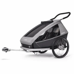 CROOZER Kid Keeke 2 Kinderfietskar Stone Grijs Inclusief Beschermbak Voor De Voetenruimte 9 CROOZER Kid Keeke 2 Kinderfietskar Stone Grijs Inclusief Beschermbak Voor De Voetenruimte -Kinderwagenwinkel croozer kid keeke 2 kinderfietskar stone grijs inclusief beschermbak voor de voetenruimte a417110 2