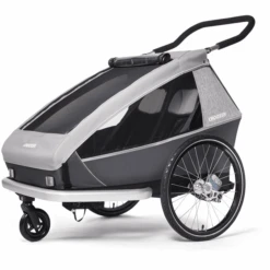 CROOZER Kid Keeke 2 Kinderfietskar Stone Grijs Inclusief Beschermbak Voor De Voetenruimte 11 CROOZER Kid Keeke 2 Kinderfietskar Stone Grijs Inclusief Beschermbak Voor De Voetenruimte -Kinderwagenwinkel croozer kid keeke 2 kinderfietskar stone grijs inclusief beschermbak voor de voetenruimte a417110 4