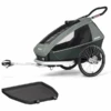 CROOZER Kid Vaaya 1 Jungle Fietskar Green Inclusief Voetruimte Bescherming Lade -Kinderwagenwinkel croozer kid vaaya 1 jungle fietskar green inclusief voetruimte bescherming lade a417118