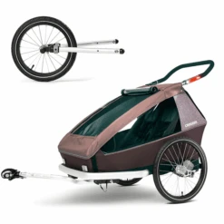 CROOZER Kid Vaaya 2 Blossom Red Kinderfietskar Inclusief Joggerset