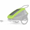 CROOZER Regenhoes Light Ning Yellow Voor Kid Tweezitter -Kinderwagenwinkel croozer regenhoes light ning yellow voor kid tweezitter a308374