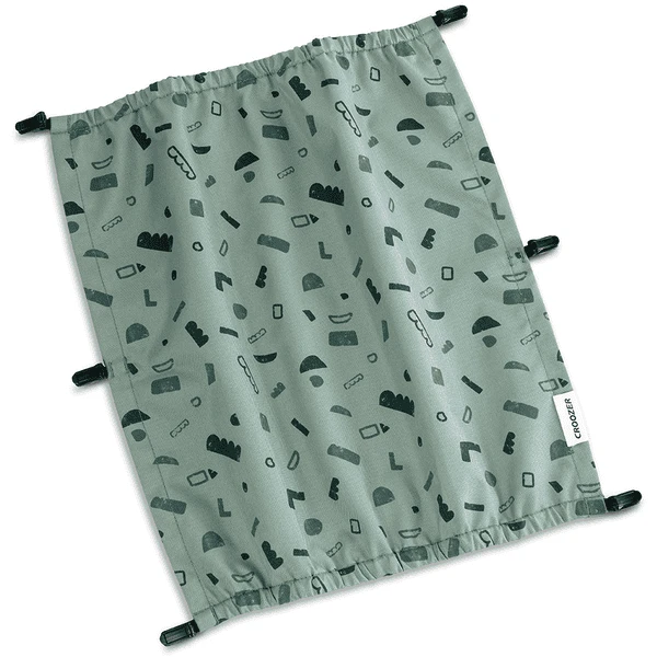 CROOZER Zonnescherm Green Patroon Voor Kid Tweezitter 4 CROOZER Zonnescherm Green Patroon Voor Kid Tweezitter - Afbeelding 2