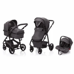 Fill Kinderwagen Set Panther Donkergrijs Melange