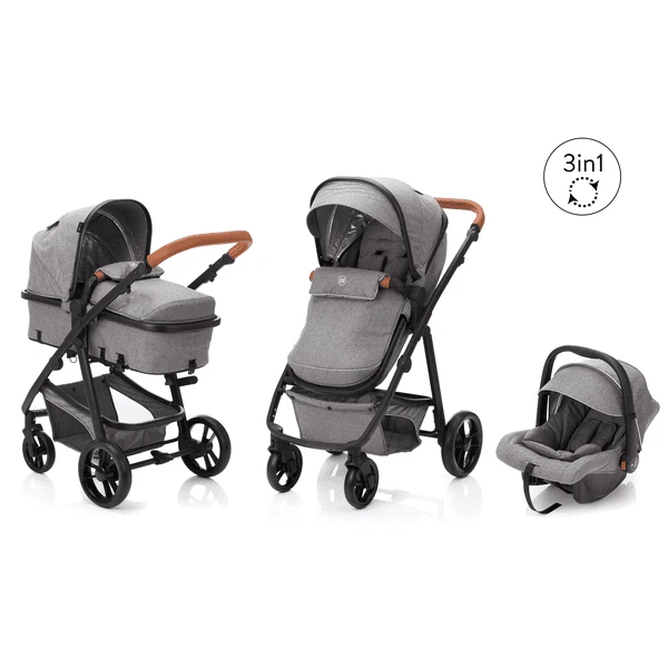 Fill Kinderwagen Set Panther Lichtgrijs Melange 4 Fill Kinderwagen Set Panther Lichtgrijs Melange - Afbeelding 2