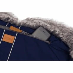 Fillikid Hand Warmer Halifax Met Bont Marine -Kinderwagenwinkel fillikid hand warmer halifax met bont marine a377025 2