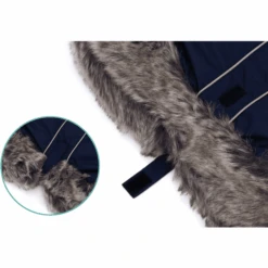 Fillikid Hand Warmer Halifax Met Bont Marine -Kinderwagenwinkel fillikid hand warmer halifax met bont marine a377025 3