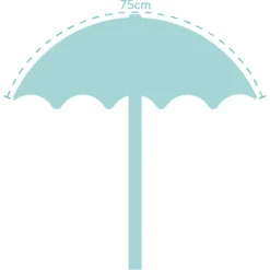 Fillikid Parasol Easy Fit Donkergrijs -Kinderwagenwinkel fillikid parasol easy fit donkergrijs a234196 3