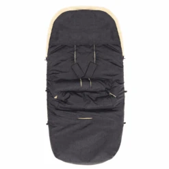 FILLIKID Voetenzak Lamsvacht Makalu Melange Zwart -Kinderwagenwinkel fillikid voetenzak lamsvacht makalu melange zwart a279321 3