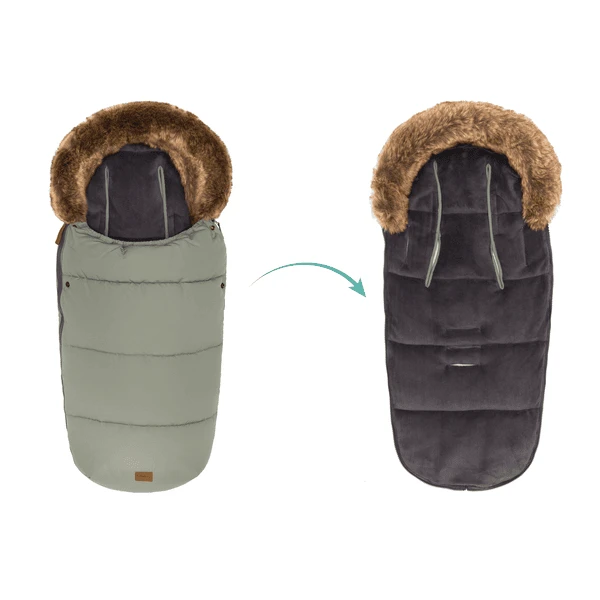 Fillikid Winter Footmuff Manaslu Polyester Sage 5 Fillikid Winter Footmuff Manaslu Polyester Sage - Afbeelding 3