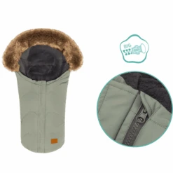 Fillikid Winter Voetenzak Lhotse Maat 0 Sage -Kinderwagenwinkel fillikid winter voetenzak lhotse maat 0 sage a375702 3