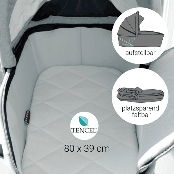 GESSLEIN Combi Kinderwagen F4 Air+, Claud / Sterren 7 GESSLEIN Combi Kinderwagen F4 Air+, Claud / Sterren - Afbeelding 5