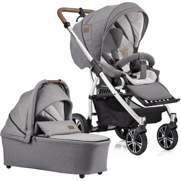 GESSLEIN Combi Kinderwagen F4 Air+, Claud / Sterren 3 GESSLEIN Combi Kinderwagen F4 Air+, Claud / Sterren