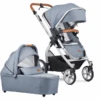 GESSLEIN Combi Kinderwagen FX4 Life, Ijsblauw Gevlekt / Ster -Kinderwagenwinkel gesslein combi kinderwagen fx4 life ijsblauw gevlekt ster a379690