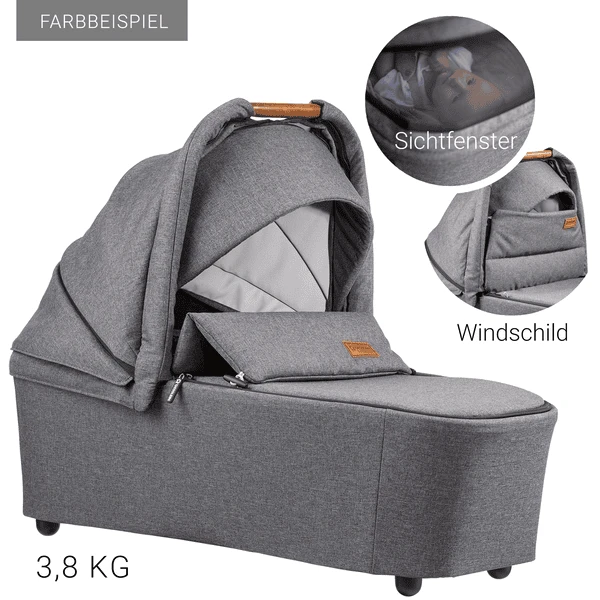 GESSLEIN FX4 Life Combi Kinderwagen, Lichtgrijs / Sterren 6 GESSLEIN FX4 Life Combi Kinderwagen, Lichtgrijs / Sterren - Afbeelding 4
