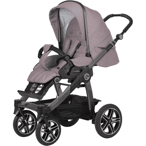 Hartan Kinderwagen Racer GTS Met Handrem Causal Collection Lovely Teddy (904)Framekleur Platina 3 Hartan Kinderwagen Racer GTS Met Handrem Causal Collection Lovely Teddy (904)Framekleur Platina