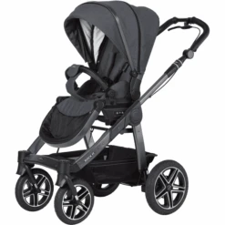 Hartan Kinderwagen ROCK IT GTR Met Handrem Casual Collectie Blauw Stone (908) Framekleur Platina