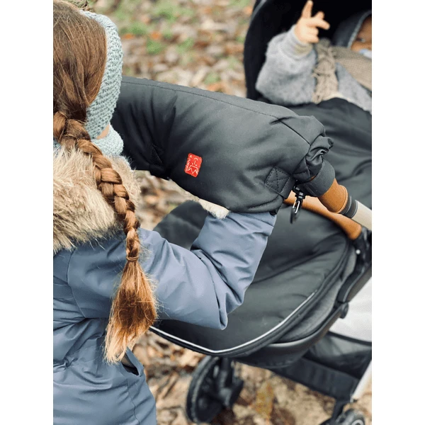 KAISER Handwarmer Lamsvacht Big Double Zwart 4 KAISER Handwarmer Lamsvacht Big Double Zwart - Afbeelding 2