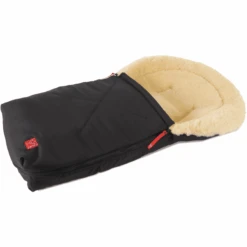 KAISER Voetenzak Lamsvacht Emma Zwart -Kinderwagenwinkel kaiser voetenzak lamsvacht emma zwart a156162 2