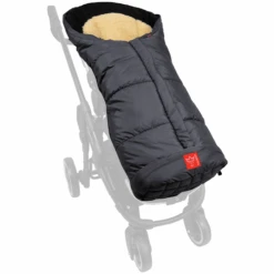 KAISER Voetenzak SHEEPY Met Lamsvacht Antraciet -Kinderwagenwinkel kaiser voetenzak sheepy met lamsvacht antraciet a143939 1