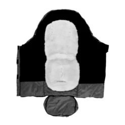 KAISER Voetenzak SHEEPY Met Lamsvacht Zwart -Kinderwagenwinkel kaiser voetenzak sheepy met lamsvacht zwart a143940 4