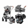 Kinderkraft Combikinderwagen 3 In 1 Veo Grey -Kinderwagenwinkel kinderkraft combikinderwagen 3 in 1 veo grey a266925