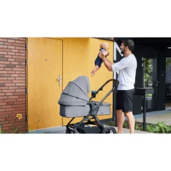 Kinderkraft Kinderwagen 3 In 1 B-TOUR Donkergrijs -Kinderwagenwinkel kinderkraft kinderwagen 3 in 1 b tour donkergrijs a371063 1