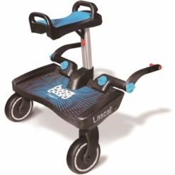 Lascal Buggy Board Maxi+ Met Zitje, Blauw -Kinderwagenwinkel lascal buggy board maxi met zitje blauw a257968 2