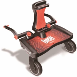 Lascal Buggy Board Maxi+ Met Zitje, Rood -Kinderwagenwinkel lascal buggy board maxi met zitje rood a257970 4