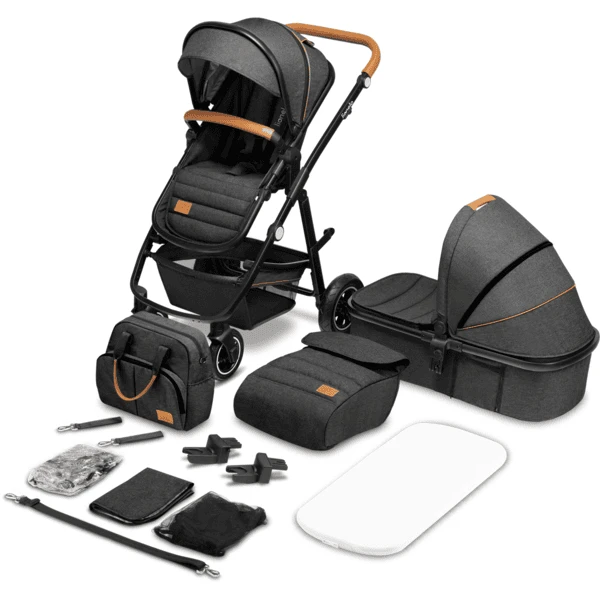 Lionelo Combi Kinderwagen Amber 2 In 1 Grey Graphite 3 Lionelo Combi Kinderwagen Amber 2 In 1 Grey Graphite