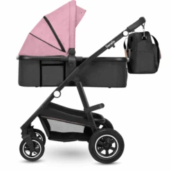 Lionelo Combi Kinderwagen Amber 3 In 1 Pink Rose -Kinderwagenwinkel lionelo combi kinderwagen amber 3 in 1 pink rose a375260 1