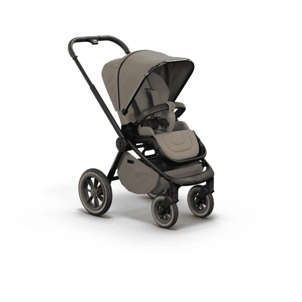 MOON Kinderwagen Resea Edition+ Modder/ Black Chroom 4 MOON Kinderwagen Resea Edition+ Modder/ Black Chroom - Afbeelding 2