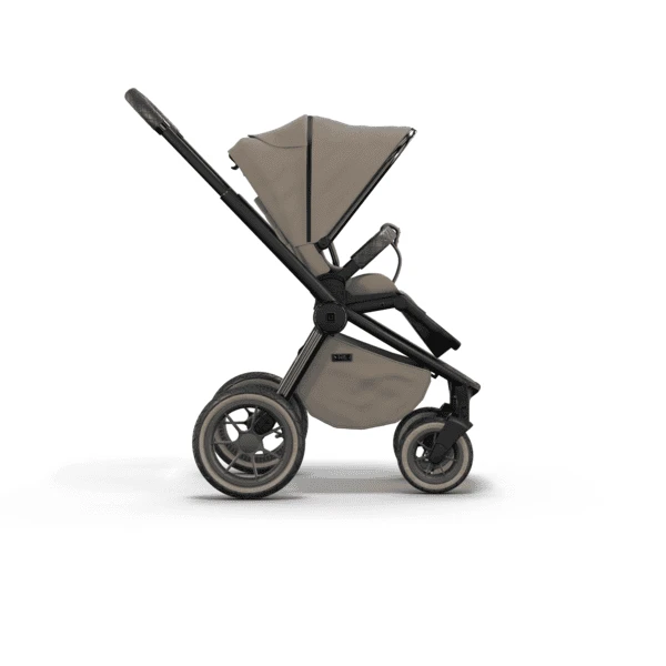 MOON Kinderwagen Resea Edition+ Modder/ Black Chroom 5 MOON Kinderwagen Resea Edition+ Modder/ Black Chroom - Afbeelding 3