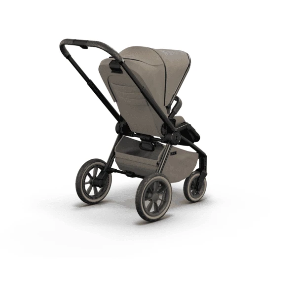 MOON Kinderwagen Resea Edition+ Modder/ Black Chroom 6 MOON Kinderwagen Resea Edition+ Modder/ Black Chroom - Afbeelding 4