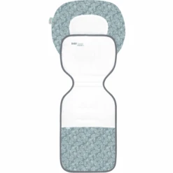 Odenwälder Kinderwagenmat Babycool Ergo White Leaves Grijs -Kinderwagenwinkel odenwaelder kinderwagenmat babycool ergo white leaves grijs a347179 2