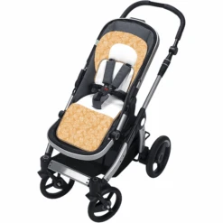 Odenwälder Kinderwagenmat Babycool Ergo White Leaves Grijs -Kinderwagenwinkel odenwaelder kinderwagenmat babycool ergo white leaves grijs a347179 3