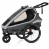 Qeridoo ® Kidgoo1 Kinderfietskar Steel Grijs 1 Qeridoo ® Kidgoo1 Kinderfietskar Steel Grijs -Kinderwagenwinkel qeridoo kidgoo1 kinderfietskar steel grijs a337806