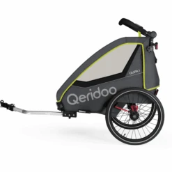 Qeridoo ® Kinderfietskar QUPA 1 Lime -Kinderwagenwinkel qeridoo kinderfietskar qupa 1 lime a337818 1