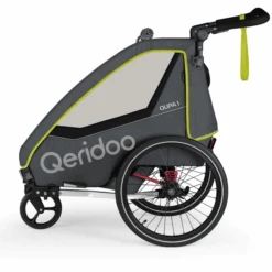 Qeridoo ® Kinderfietskar QUPA 1 Lime -Kinderwagenwinkel qeridoo kinderfietskar qupa 1 lime a337818 4