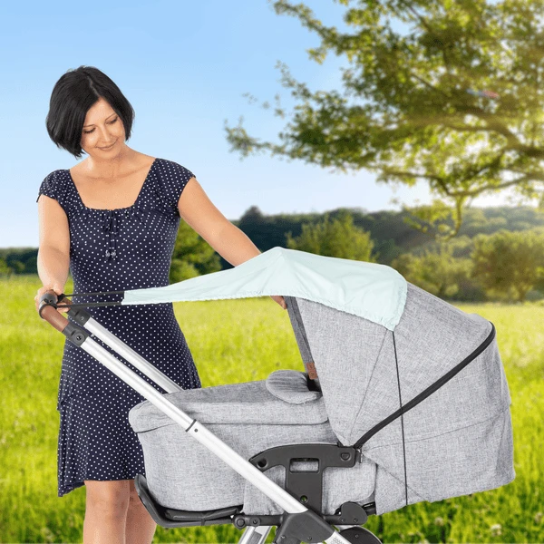 Reer Zonnezeil ShineSafe Mint 4 Reer Zonnezeil ShineSafe Mint - Afbeelding 2